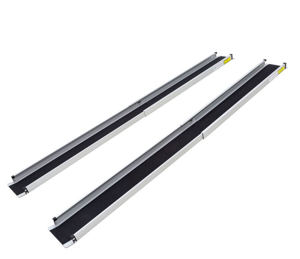 4' - 7' Aluminum Telescoping Wheelchair Track Ramps