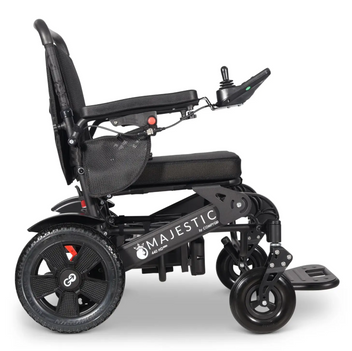 MAJESTIC 440 HD PLUS Manual Folding Remote Controlled Heavy Duty Electric Wheelchair - ComfyGO