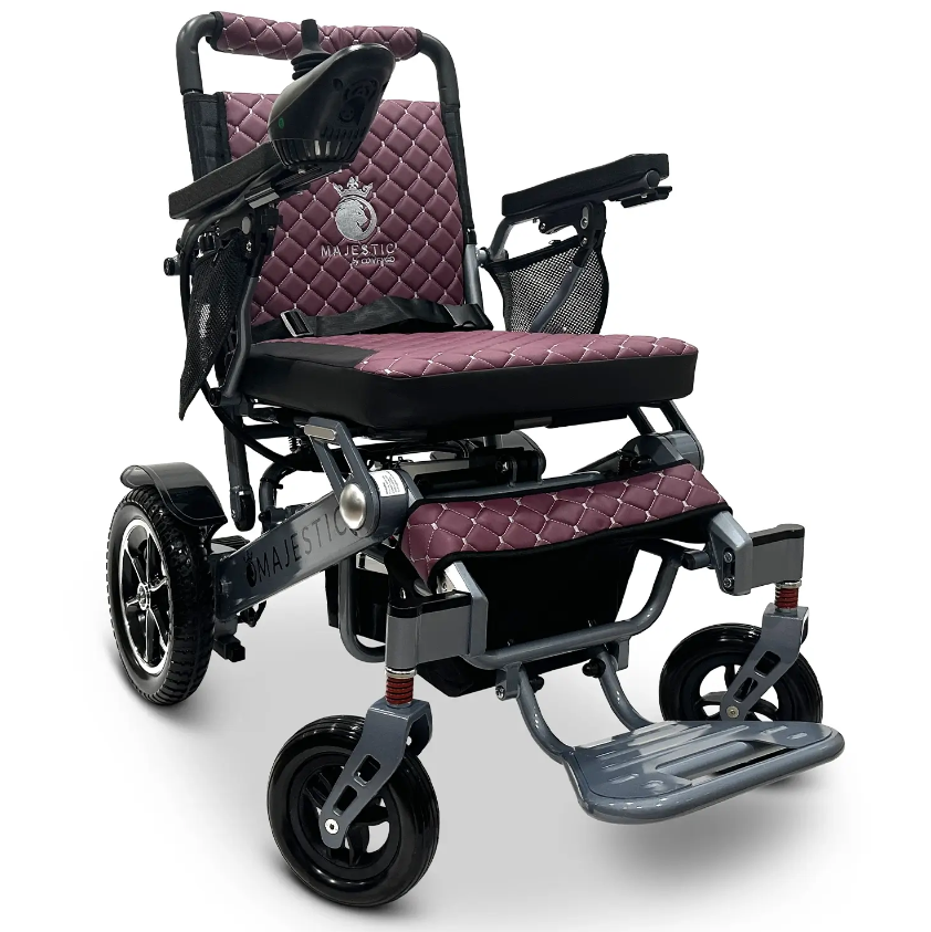 MAJESTIC IQ-7000 Auto Folding Remote Controlled Electric Wheelchair - ComfyGo