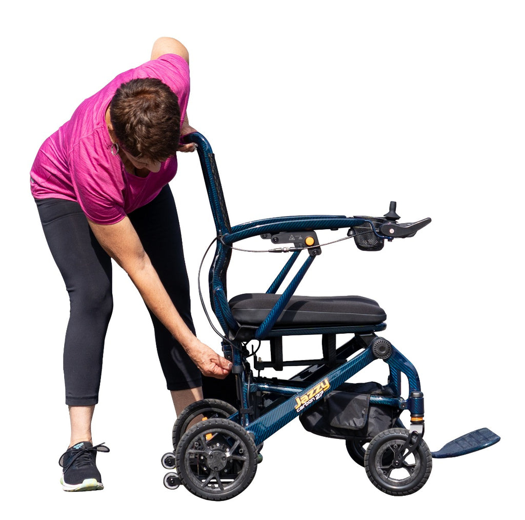 Jazzy Carbon 27 Ultra-Lightweight Folding Power Wheelchair