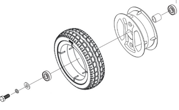 Front Wheel Assembly (2) - Go Go Carbon