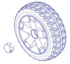 Rear Wheel Assembly - Victory 10 (Set of 2)