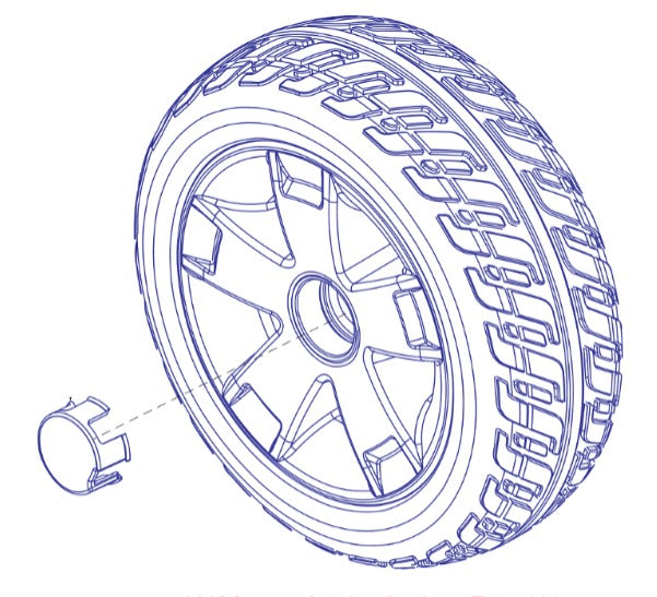 Rear Wheel Assembly - Victory 10 (Set of 2)