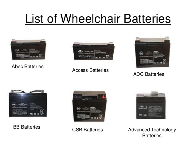 list-of-wheelchair-batteries